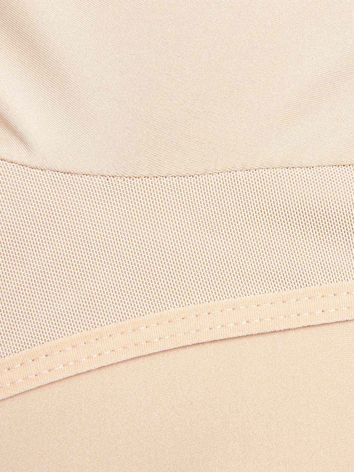 Full Size Zip Up Lace Detail Long Sleeve Shapewear - Siennasass