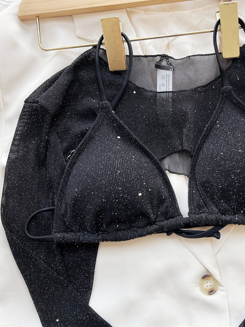 Glitter Three-Piece Swim Set - Siennasass