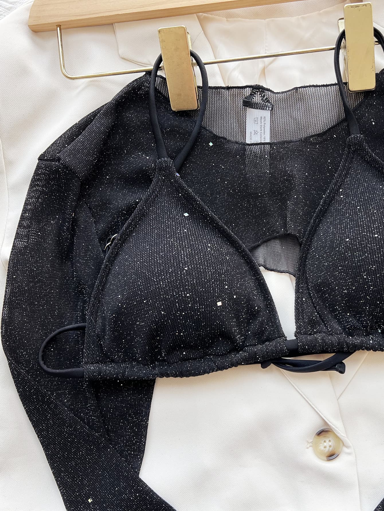 Glitter Three-Piece Swim Set - Siennasass