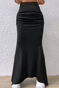 Ruched Maxi Trumpet Skirt - Siennasass