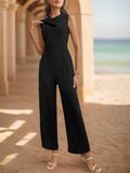 Sleeveless Jumpsuit with Pockets - Siennasass