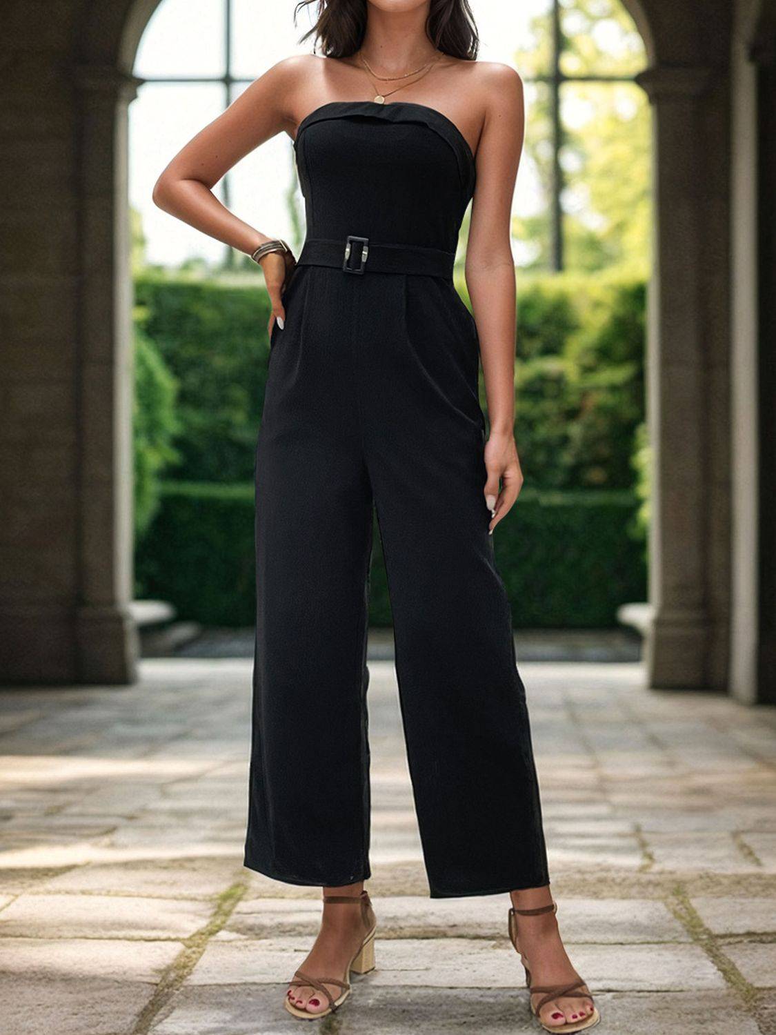 Tube Jumpsuit with Pockets - Siennasass