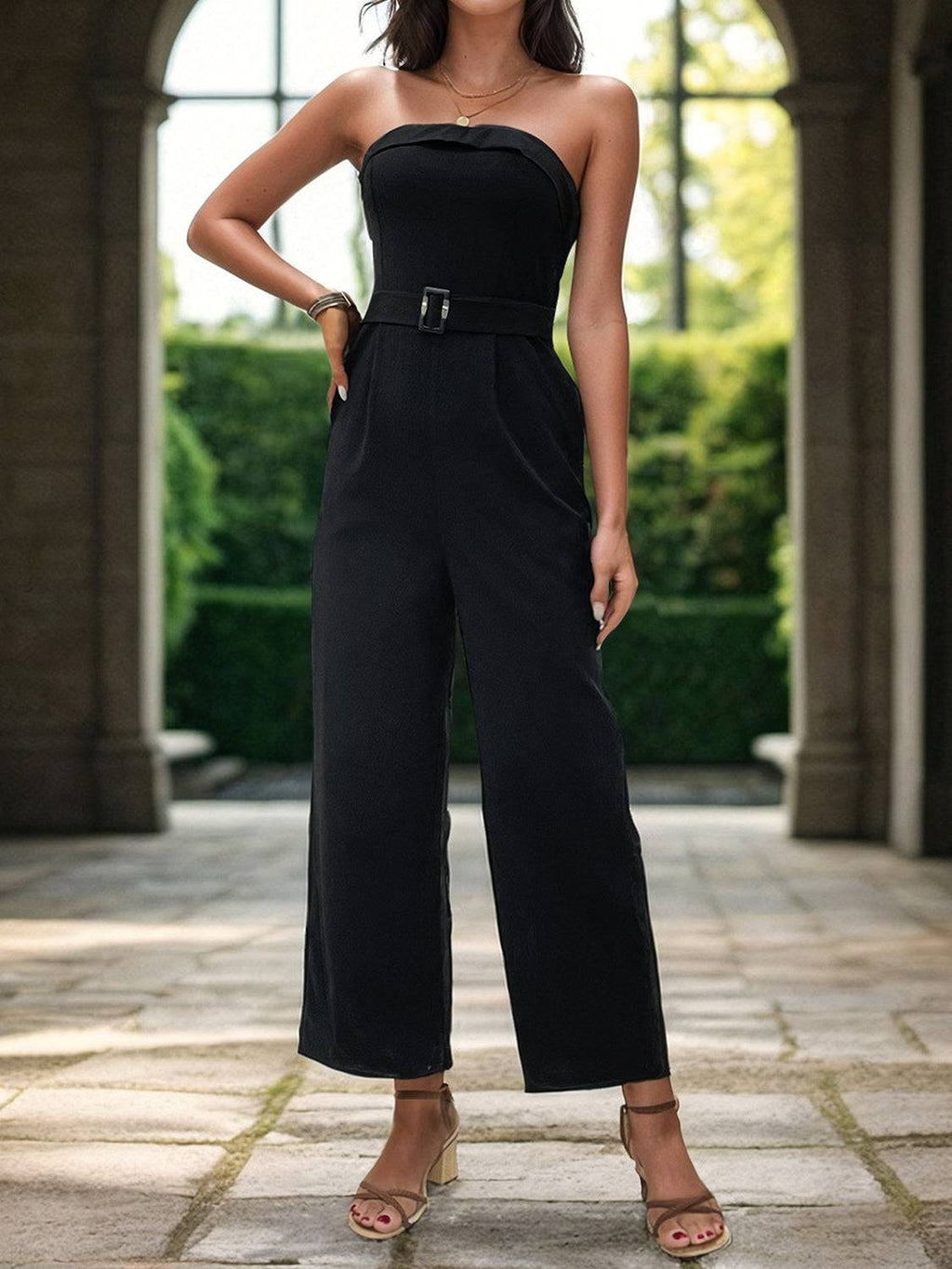 Tube Jumpsuit with Pockets - Siennasass