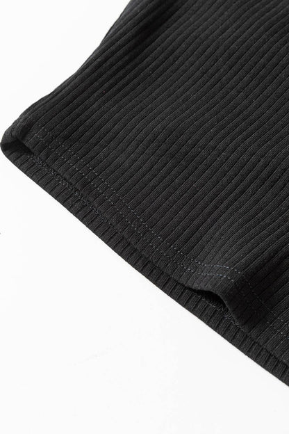 Set aus Camisole mit V-Ausschnitt und langärmligem Bodysuit mit Rundhalsausschnitt