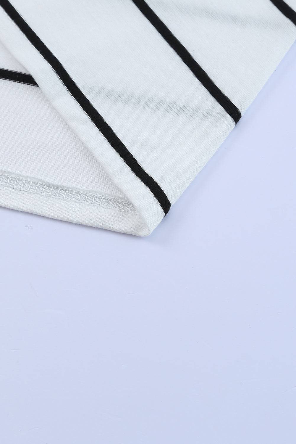 Striped Slit Sleeveless Maxi Dress - Siennasass