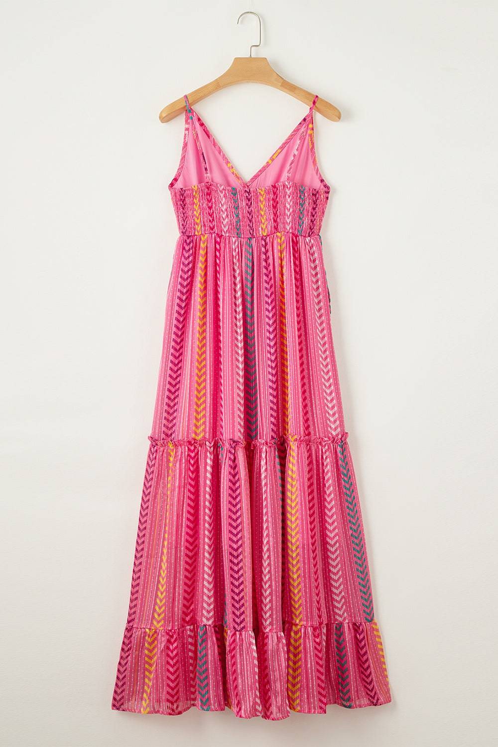 Printed Surplice Maxi Cami Dress - Siennasass
