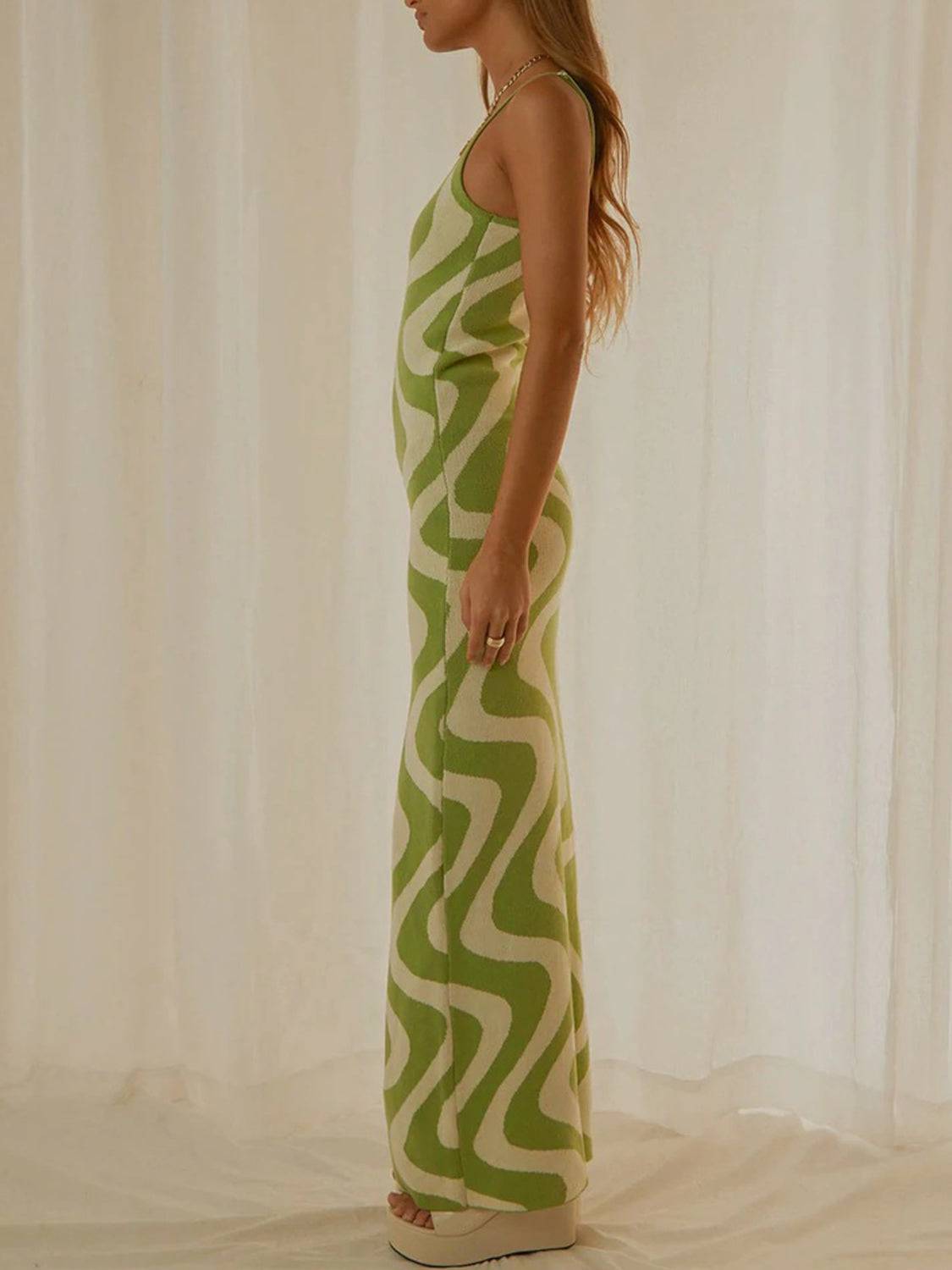 Spaghetti Strap Maxi Sweater Dress - Siennasass