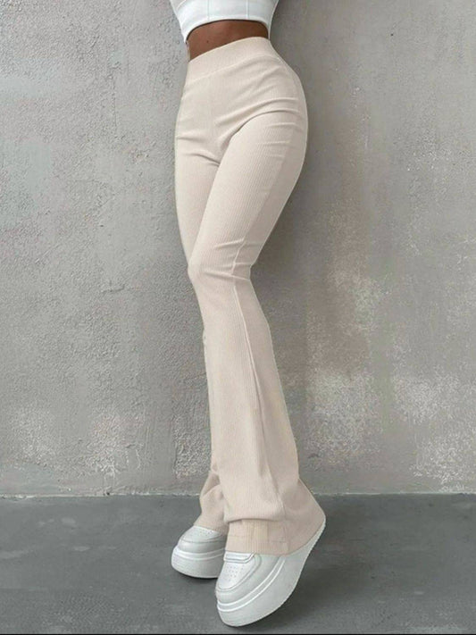 High Waist Flare Pants - Siennasass