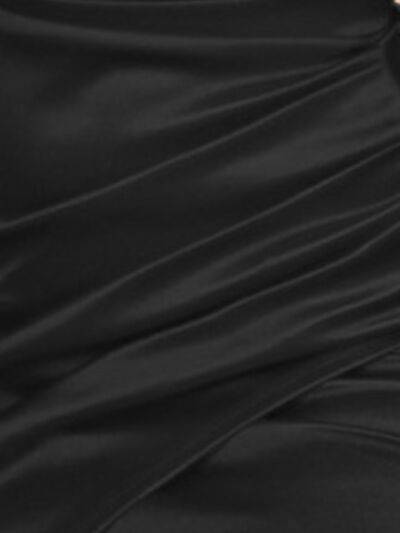 Ruched Spaghetti strap Wrap Dress - Siennasass