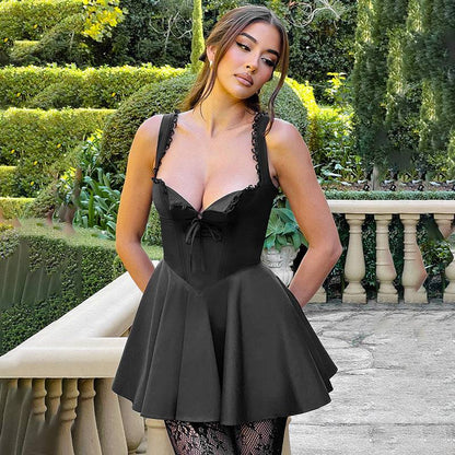 Eleganter Hüftrock im Retro-Stil, elegantes, sexy Kleid