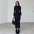 Slim Fit High Dress