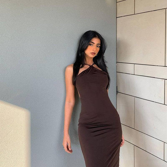 Ärmelloses Neckholderkleid
