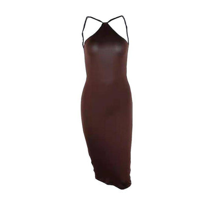 Ärmelloses Neckholderkleid
