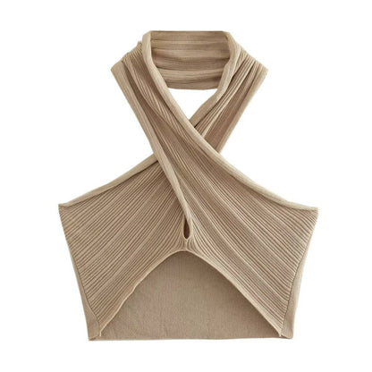 Knitted Coat Mid-length Dress Set