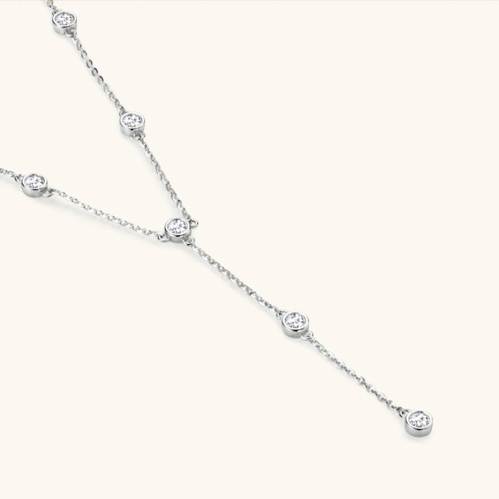 1.1 Carat Moissanite 925 Sterling Silver Necklace - Siennasass