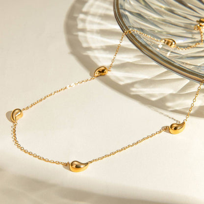 18 Karat vergoldete Halskette