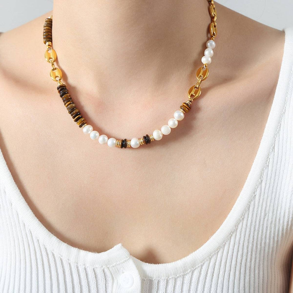 18K Gold-Plated Titanium Steel Necklace - Siennasass