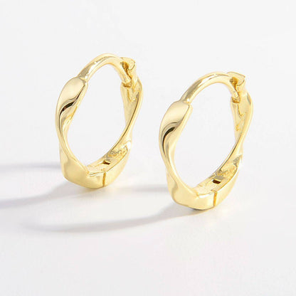 925 Sterling Silver Hoop Earrings - Siennasass