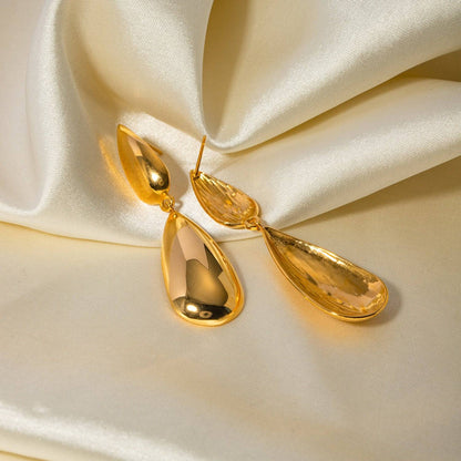 Stainless Steel Dangle Earrings - Siennasass