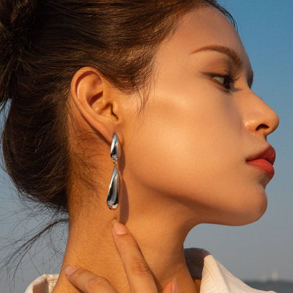 Stainless Steel Dangle Earrings - Siennasass