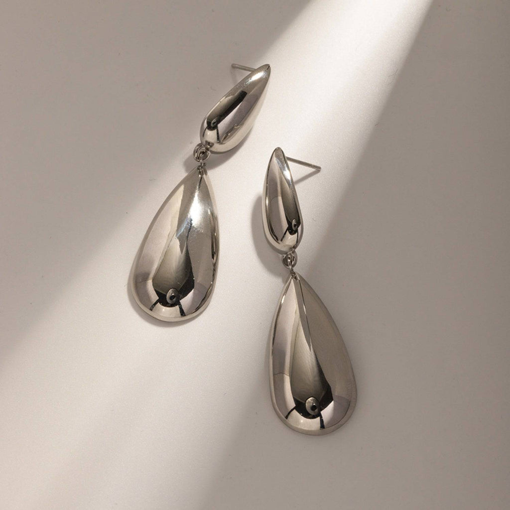 Stainless Steel Dangle Earrings - Siennasass