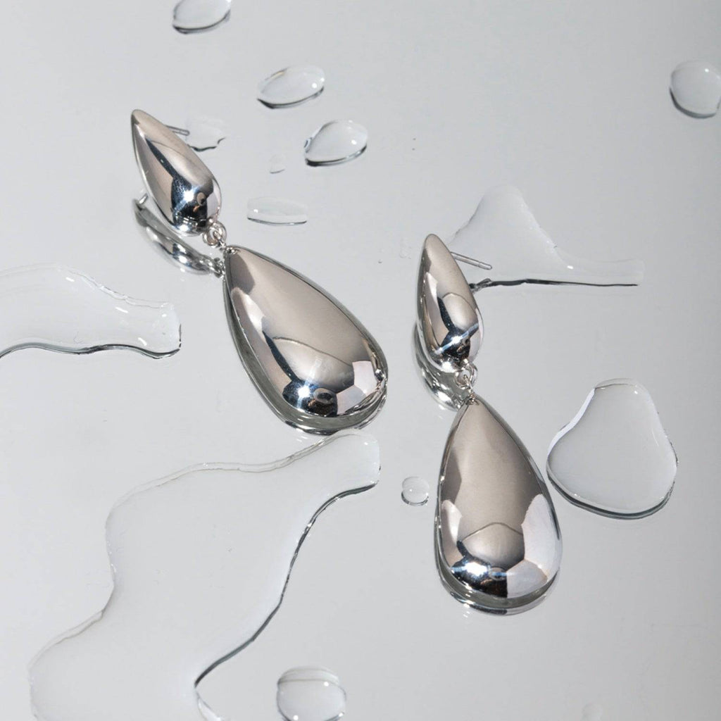 Stainless Steel Dangle Earrings - Siennasass