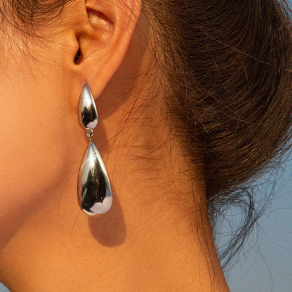 Stainless Steel Dangle Earrings - Siennasass