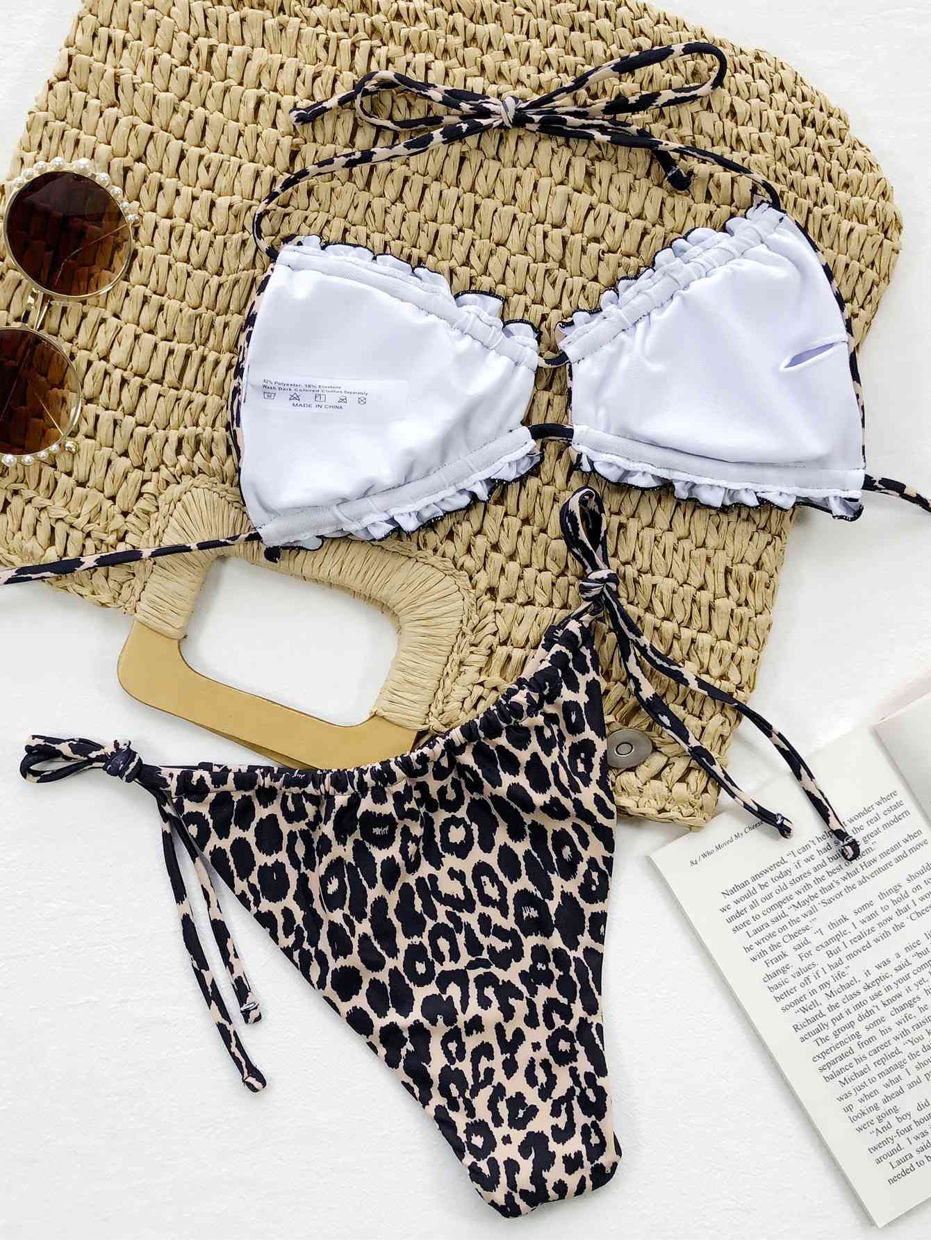 Frill Trill Halter Neck Bikini Set - Siennasass