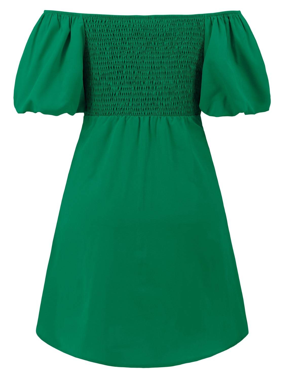 Cutout Twisted Off-Shoulder Short Sleeve Dress - Siennasass
