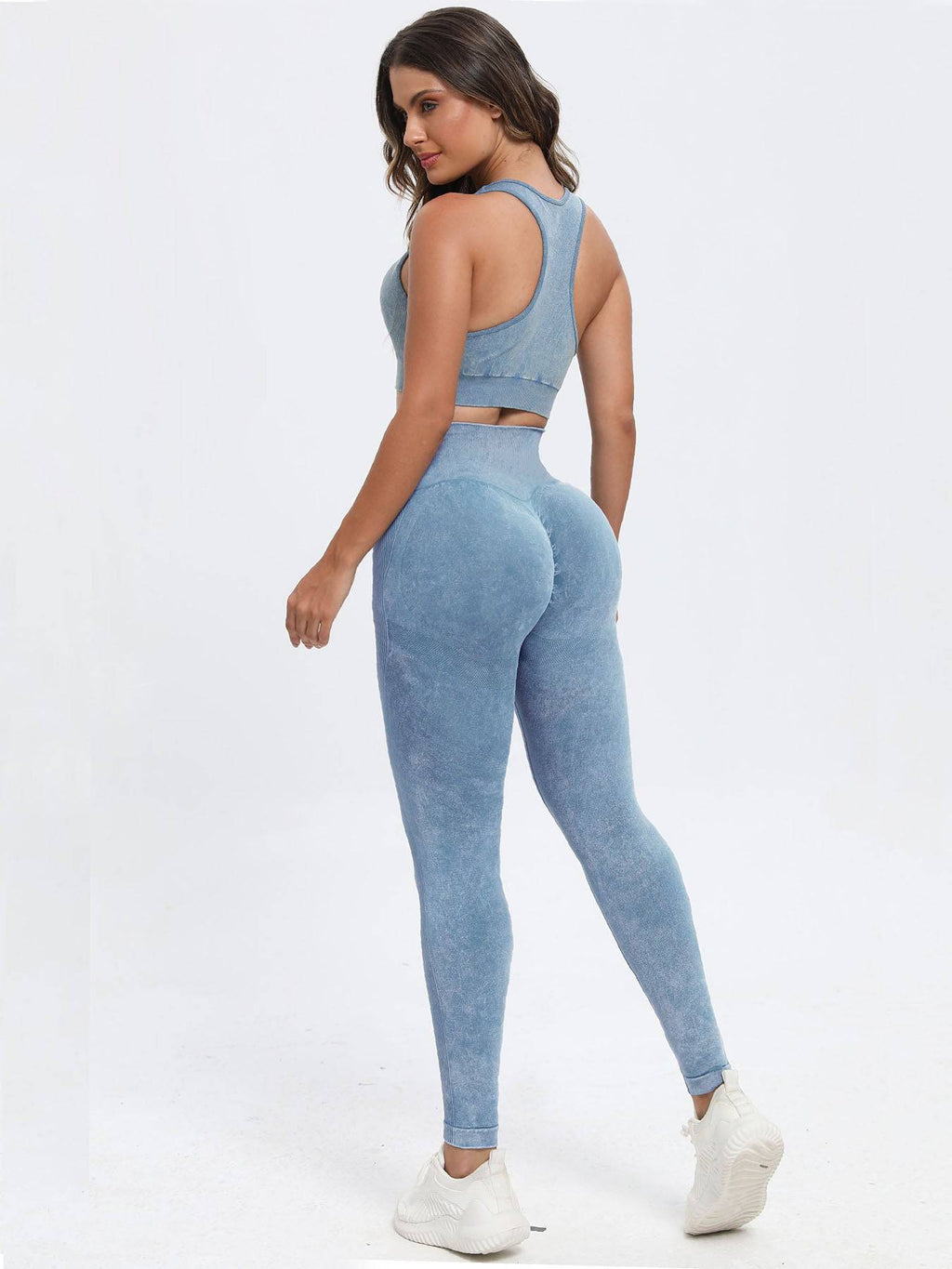 Scoop Neck Wide Strap Top and Pants Active Set - Siennasass