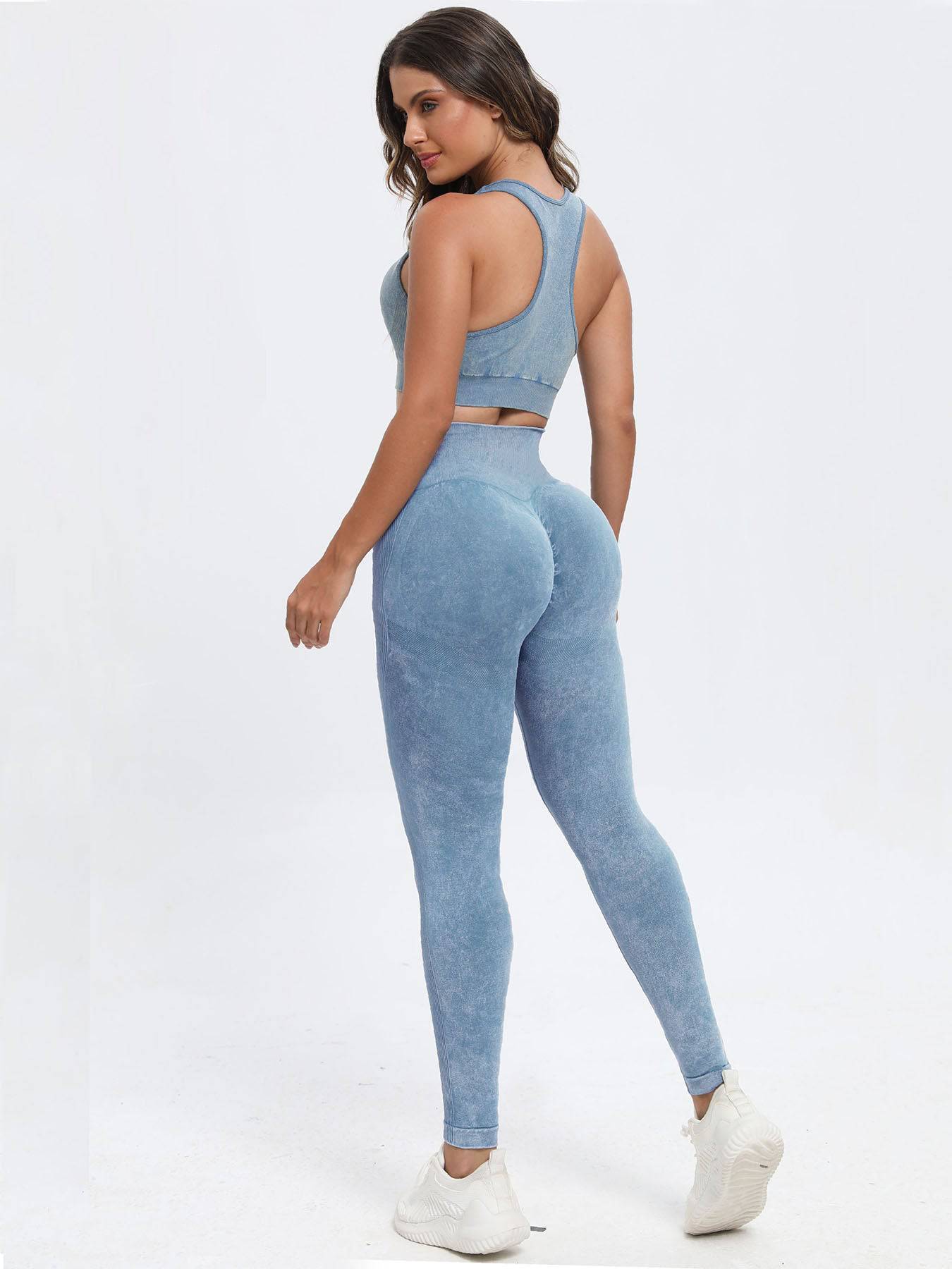 Scoop Neck Wide Strap Top and Pants Active Set - Siennasass