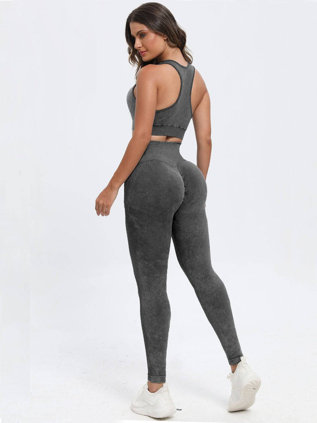 Scoop Neck Wide Strap Top and Pants Active Set - Siennasass