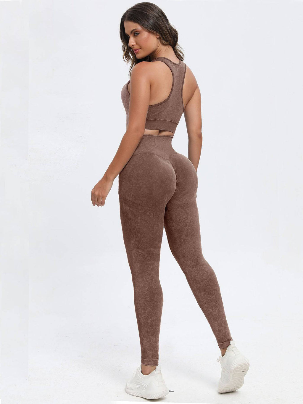 Scoop Neck Wide Strap Top and Pants Active Set - Siennasass