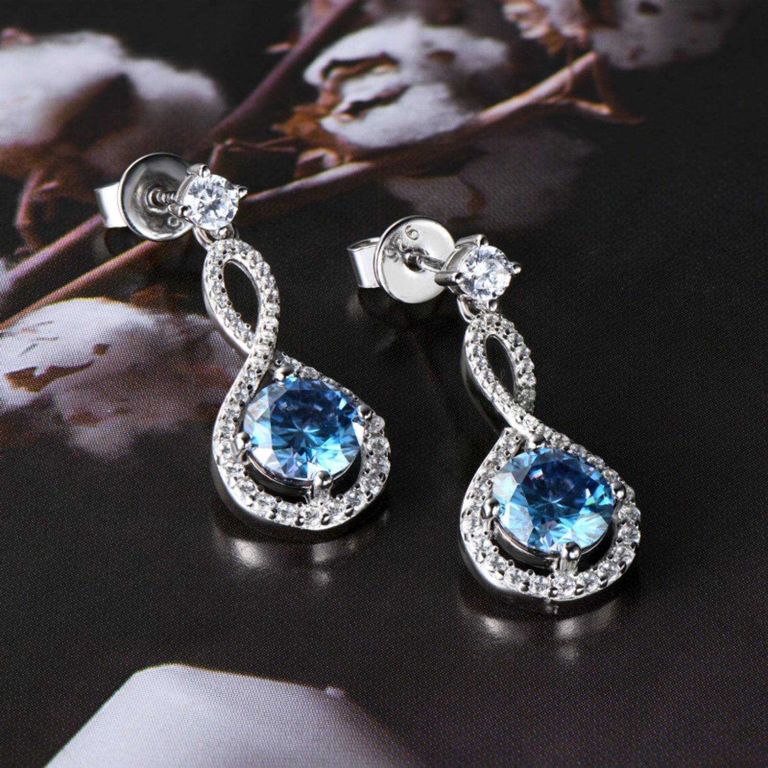 1 Carat Moissanite 925 Sterling Silver Earrings - Siennasass