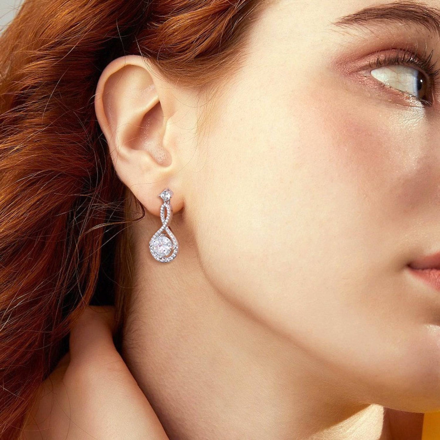 1 Carat Moissanite 925 Sterling Silver Earrings - Siennasass