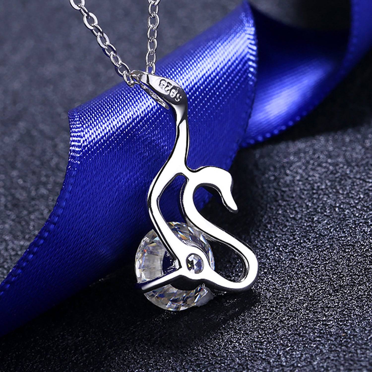 2 Carat Moissanite 925 Sterling Silver Necklace - Siennasass