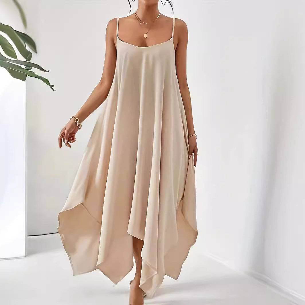 Scoop Neck Midi Cami Dress - Siennasass