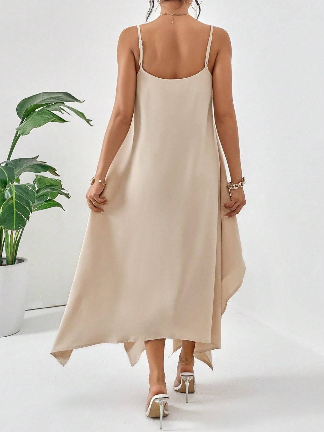 Scoop Neck Midi Cami Dress - Siennasass