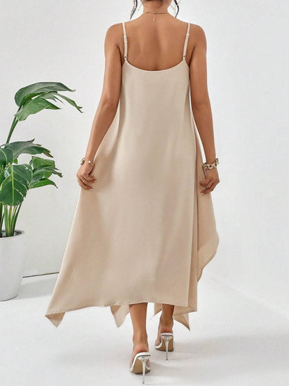 Scoop Neck Midi Cami Dress - Siennasass