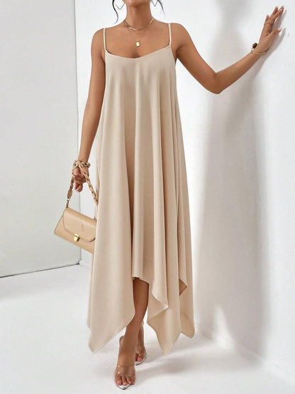 Scoop Neck Midi Cami Dress - Siennasass