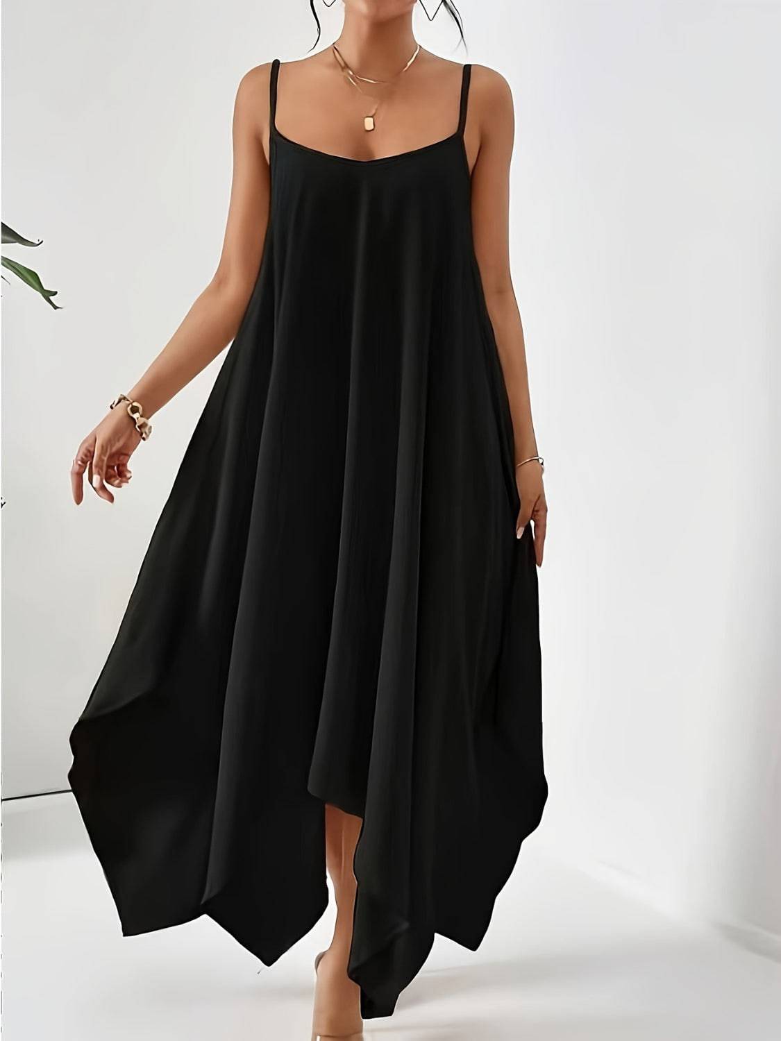 Scoop Neck Midi Cami Dress - Siennasass