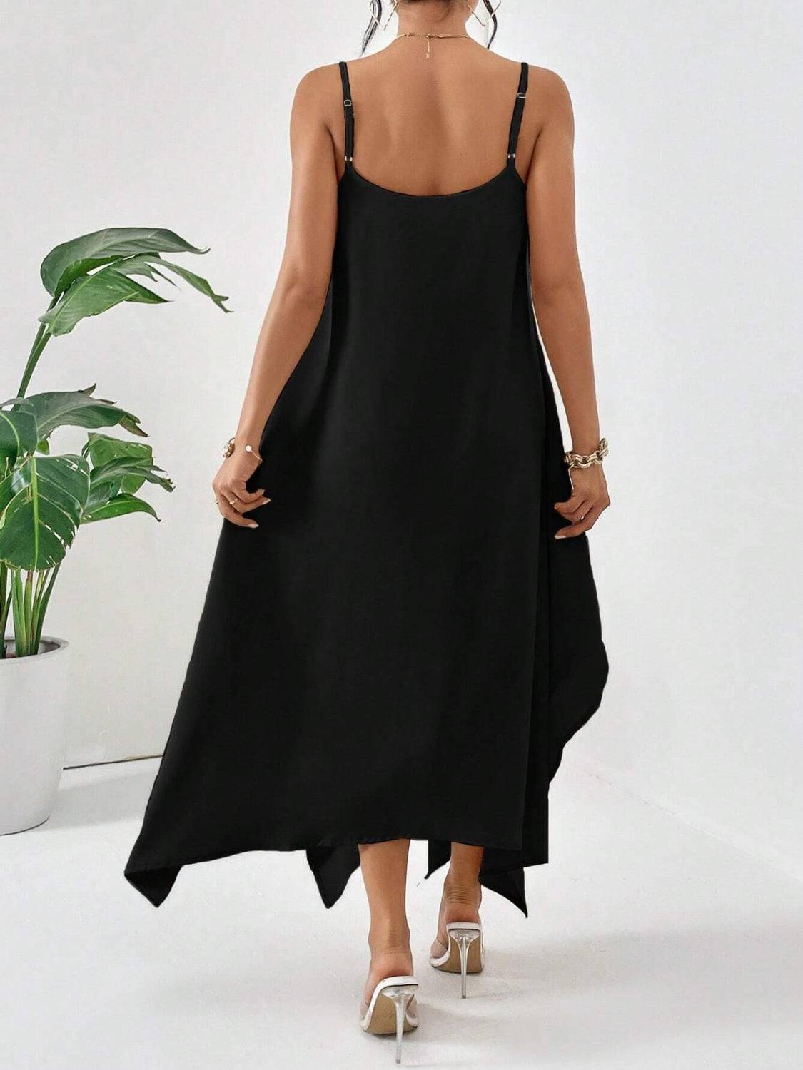 Scoop Neck Midi Cami Dress - Siennasass