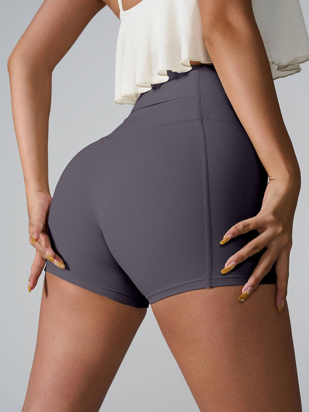 High Waist Active Shorts - Siennasass