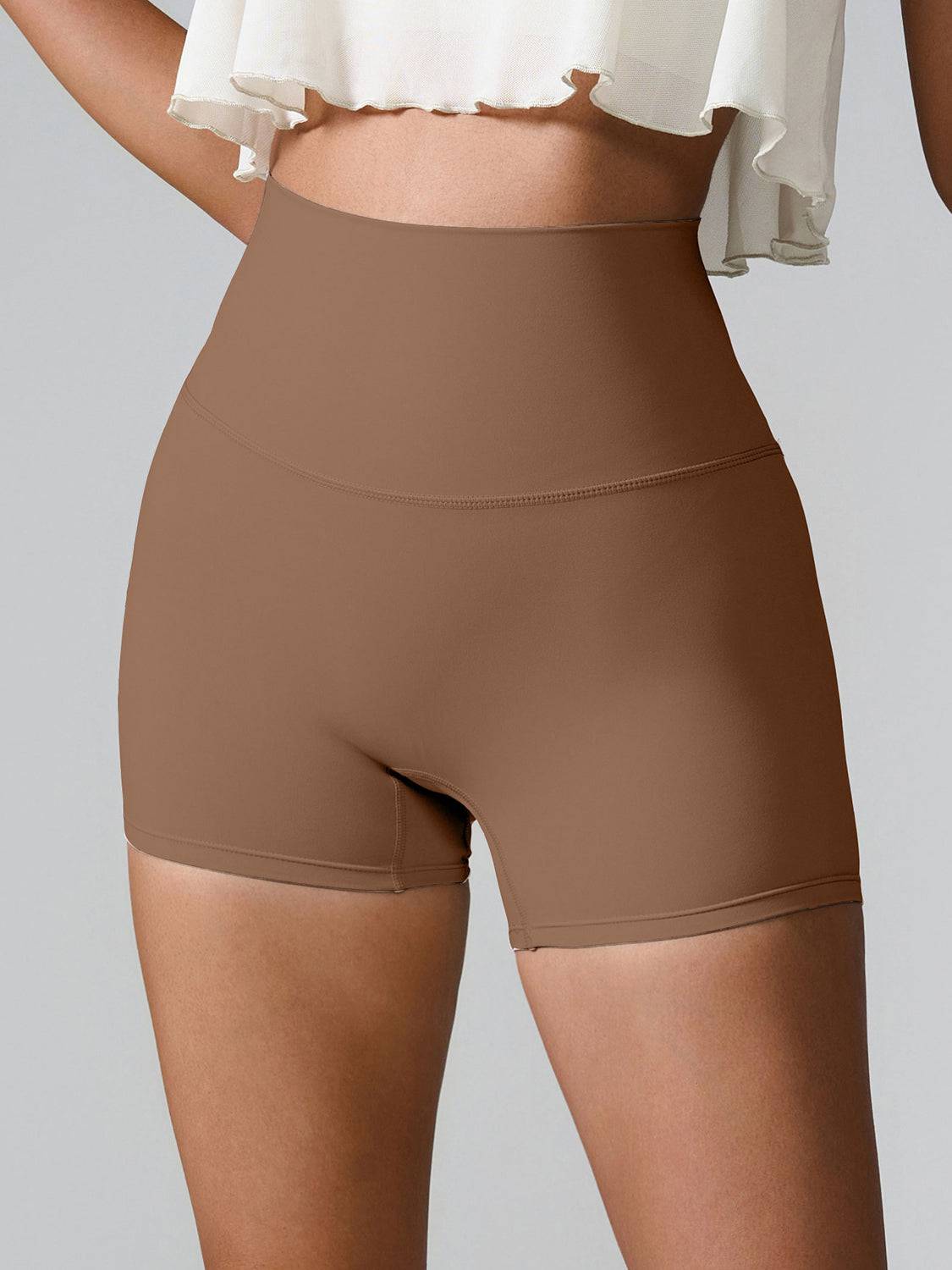 High Waist Active Shorts - Siennasass