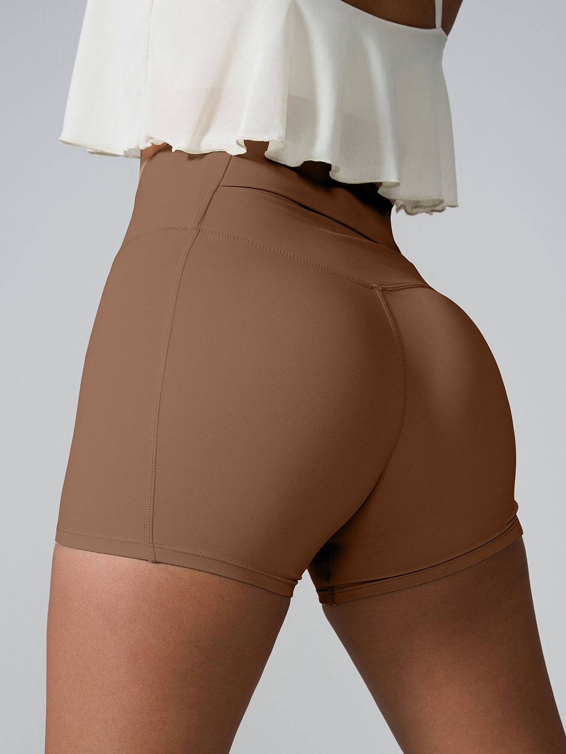 High Waist Active Shorts - Siennasass