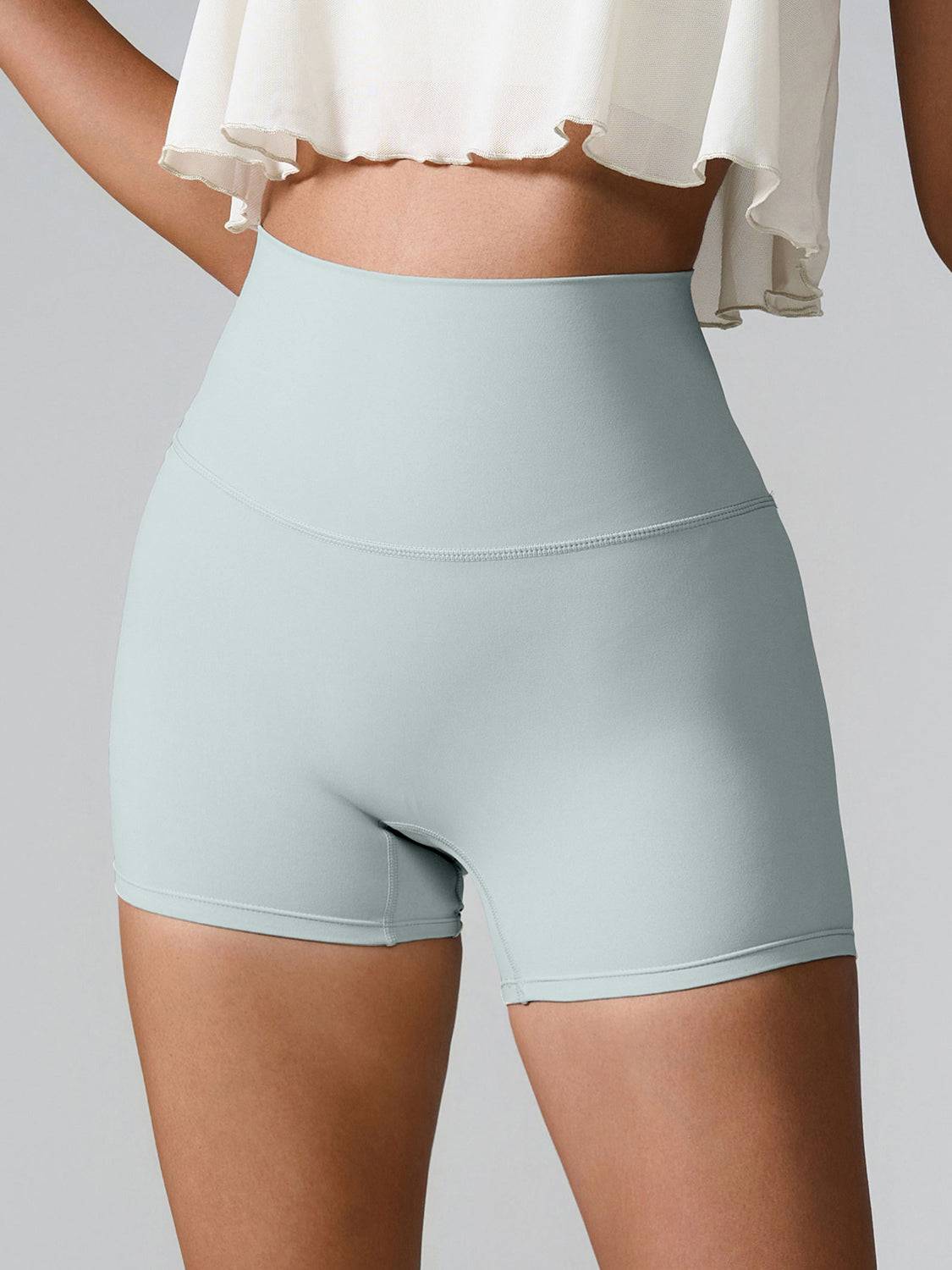 High Waist Active Shorts - Siennasass