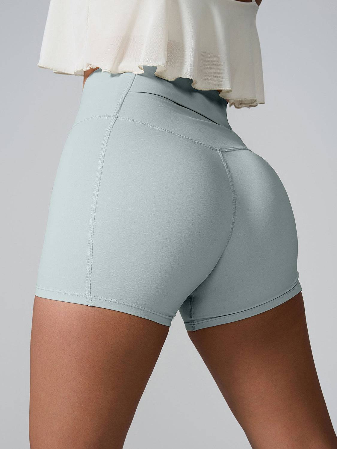 High Waist Active Shorts - Siennasass