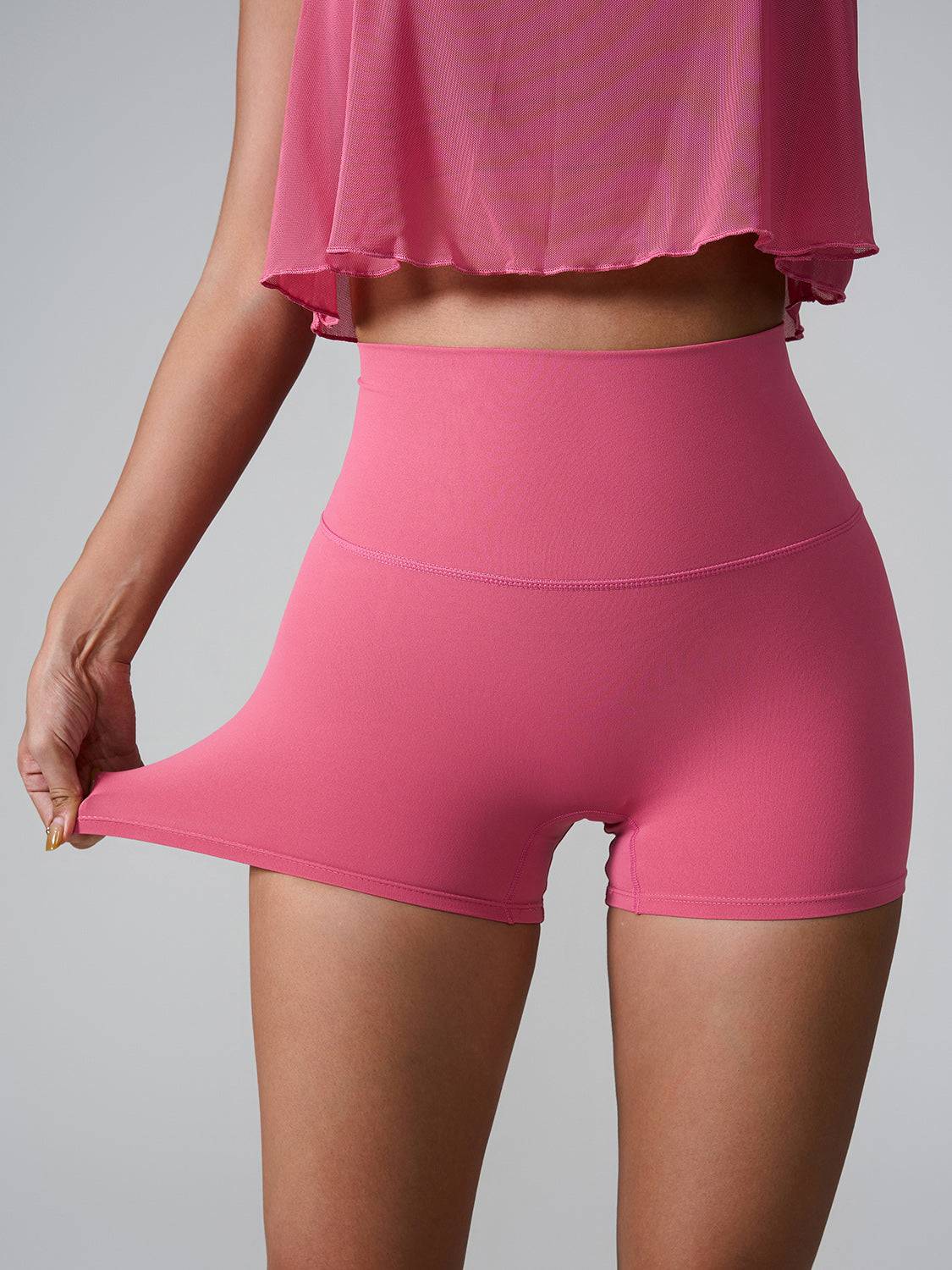 High Waist Active Shorts - Siennasass