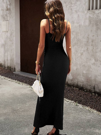 Bodyline-Maxikleid mit Spaghettiträgern