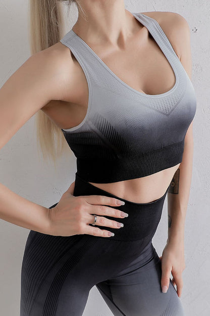 Gradient Sports Bra and Leggings Set - Siennasass